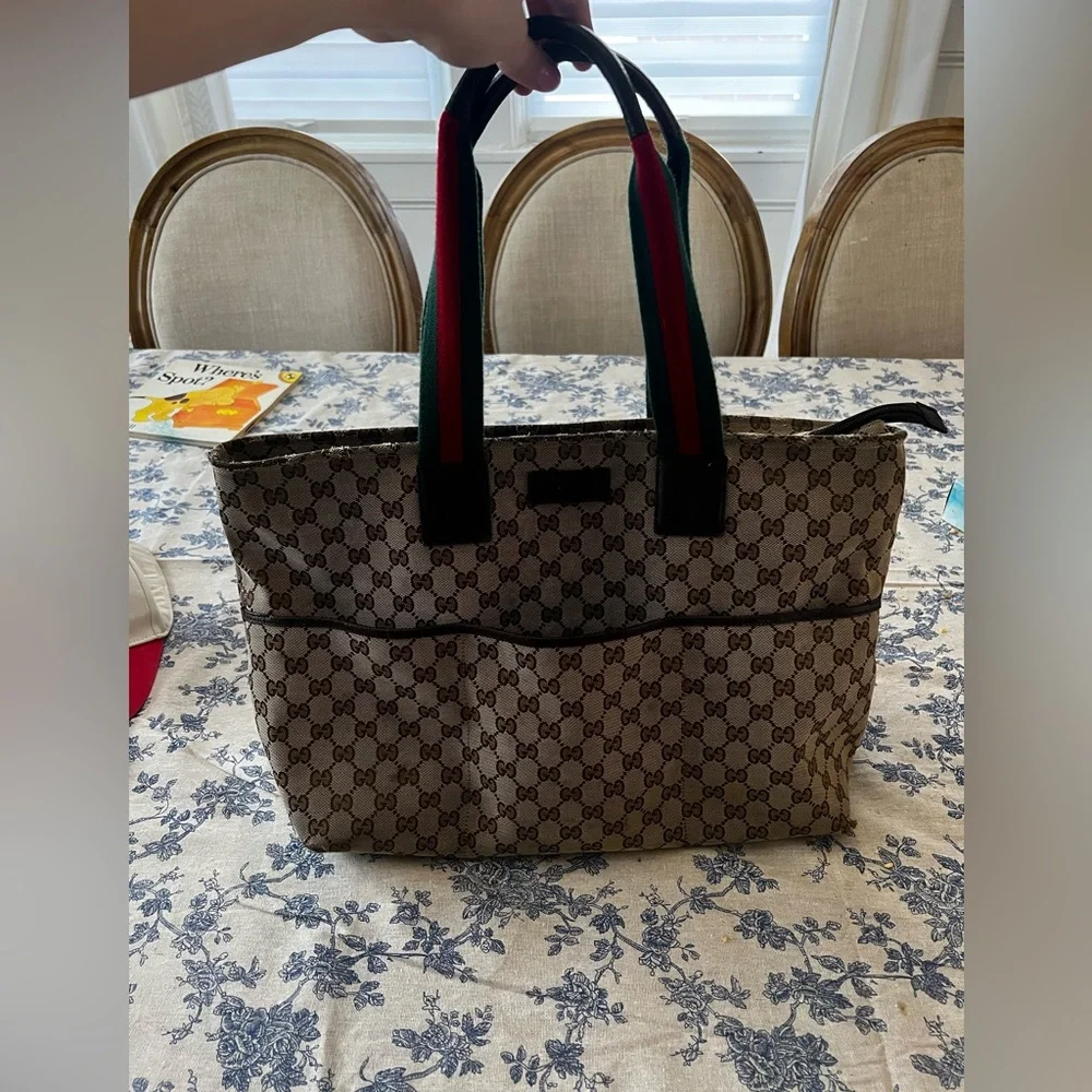 Gucci tote diaper bag-authenticated